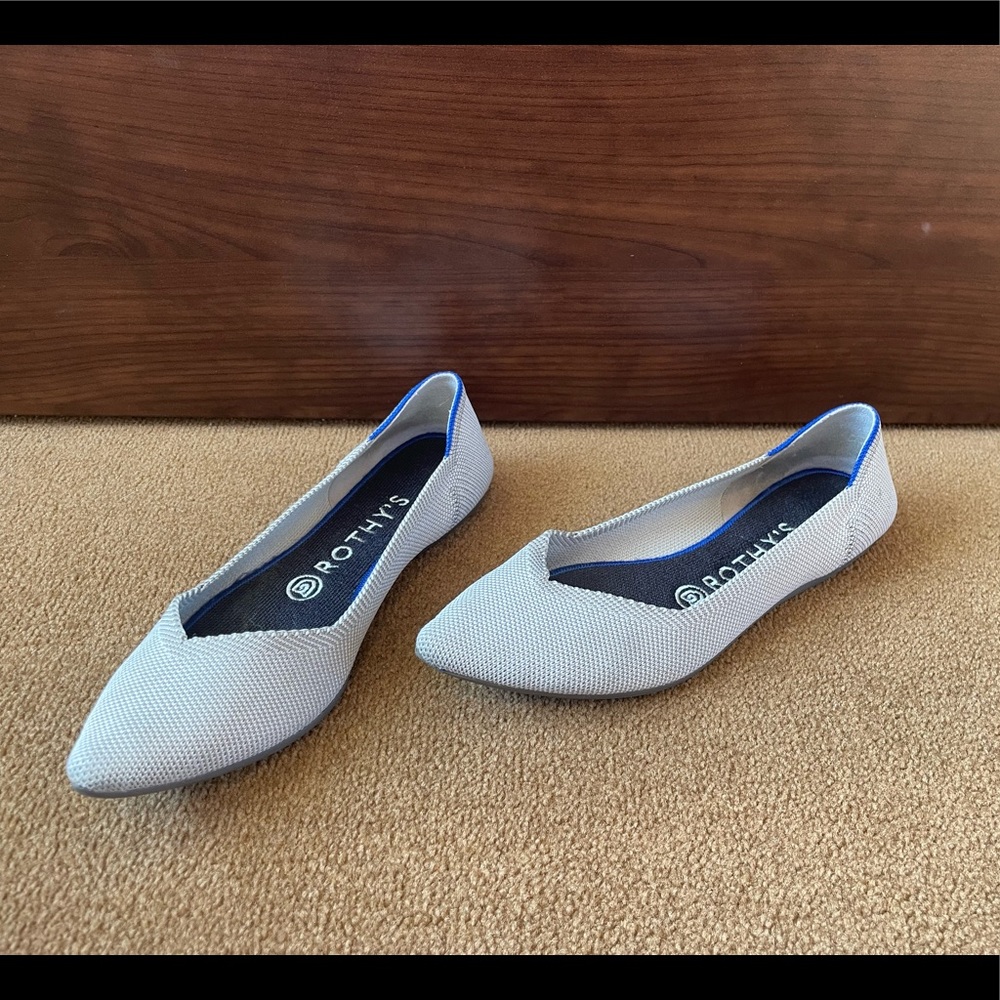 Rothy’s The Point in light grey